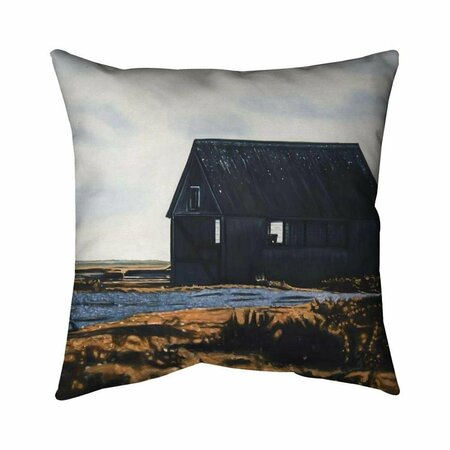 FONDO 20 x 20 in. Abandoned Barn-Double Sided Print Indoor Pillow FO2792757